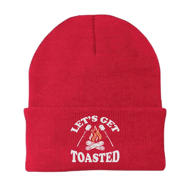 Let's Get Toasted Embroidered Beanie